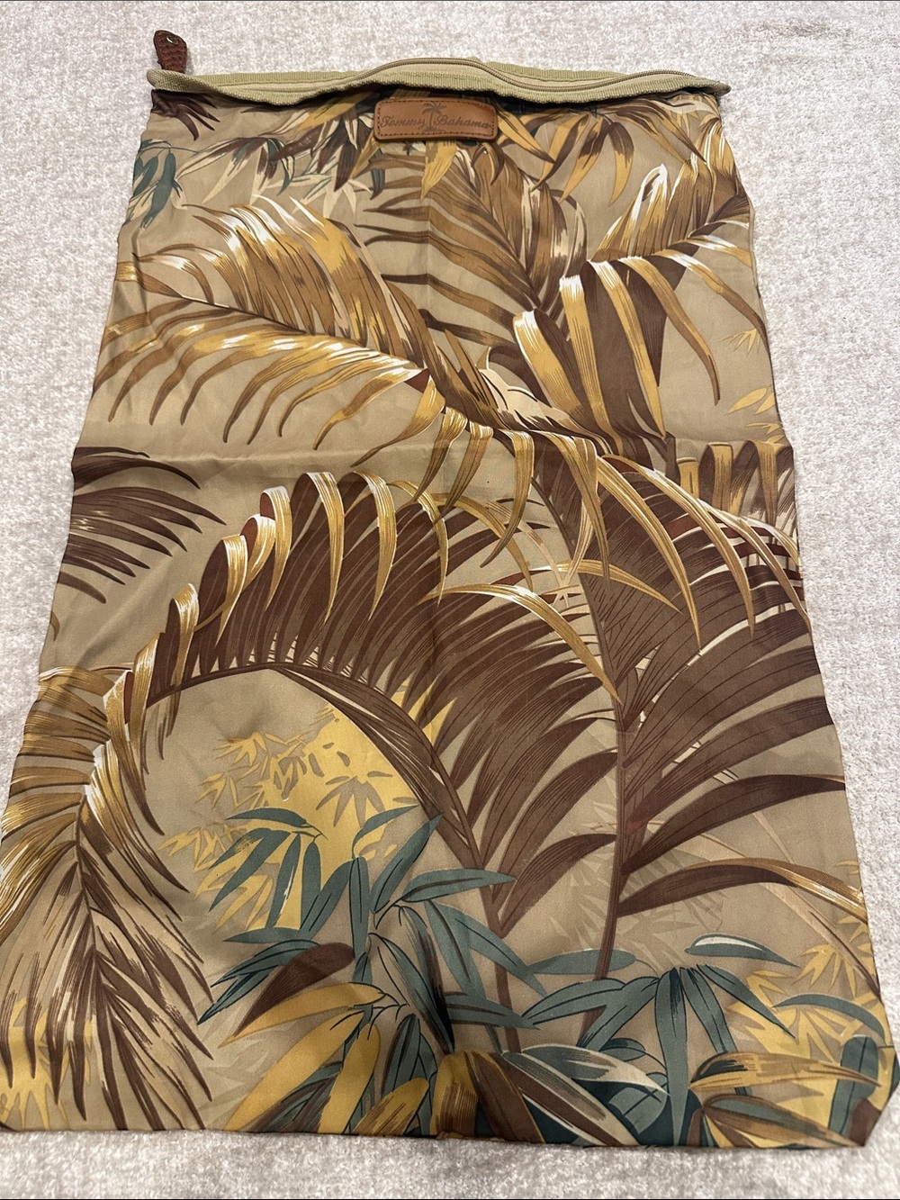 Tommy Bahama Palm-Print Shorts in Brown, Tan & Green